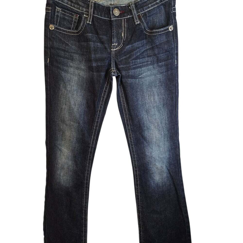 Mek Denim Kansas Boot Cut Jeans Women's Size 26x34 Dark Wash